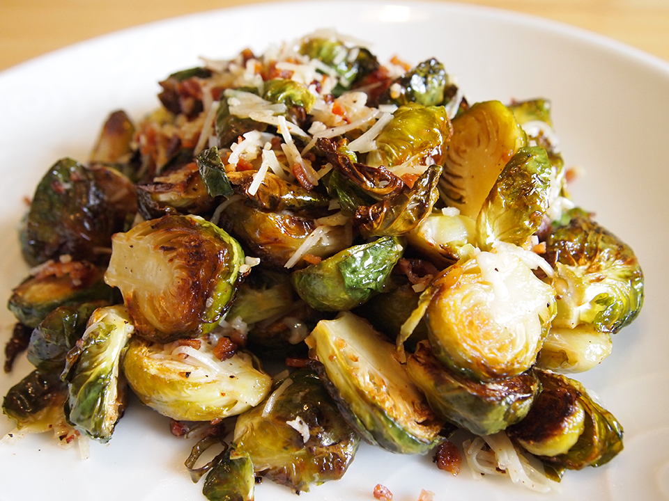 Roasted Brussel Sprouts with Parmesan Cheese Living Well Recipes